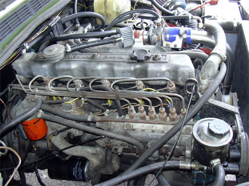 Nissan sd33 inline 6 cylinder turbo diesel #9