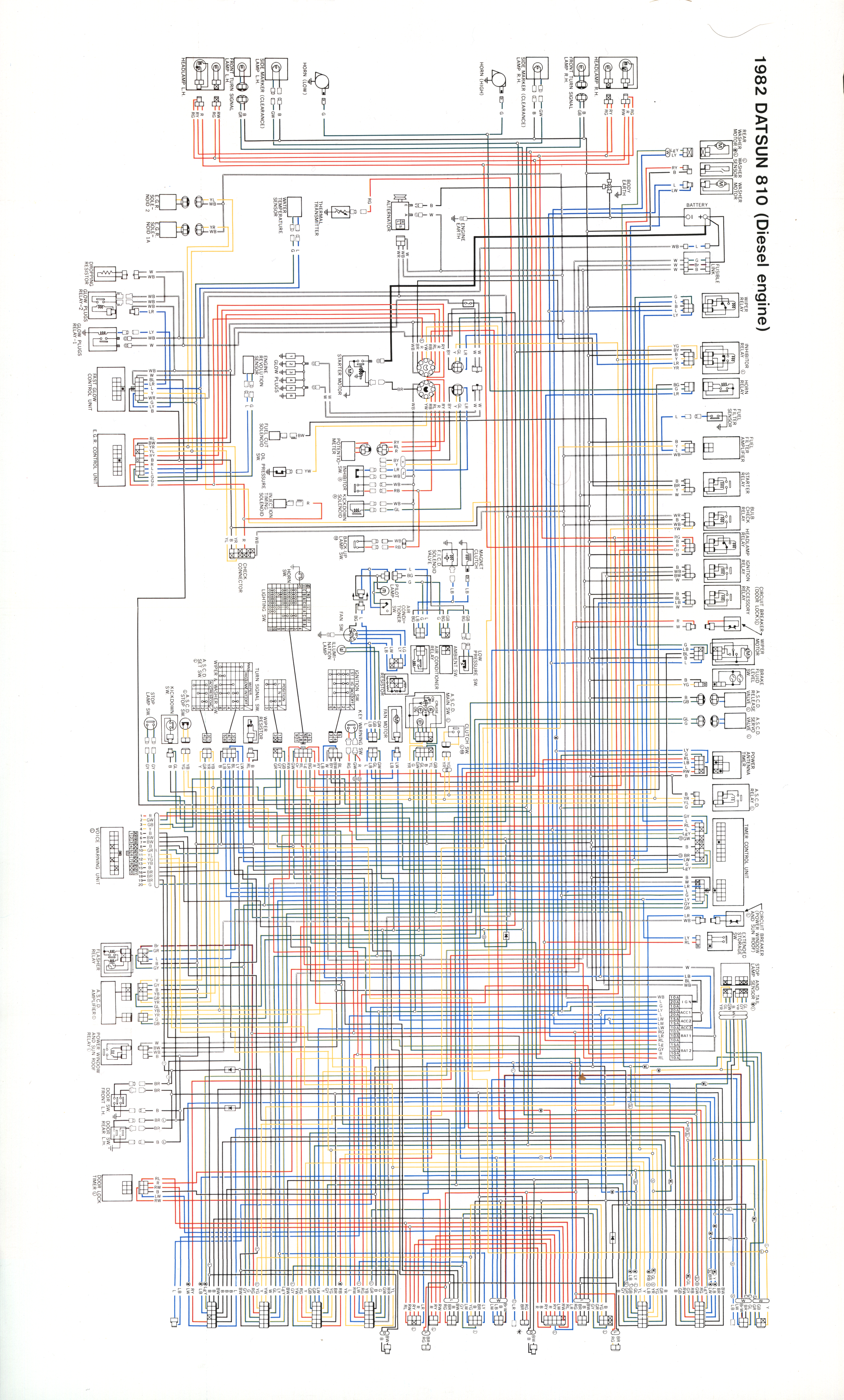 1996 Nissan maxima wiring diagrams #1