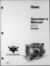 Onan Manual 965-0124