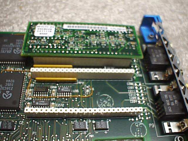 Closeup of plugin module, IBM Wide Area Connector/A