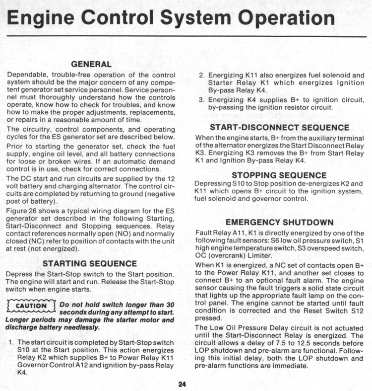 ONAN 20kW ES Generator & Controls – Service Manual