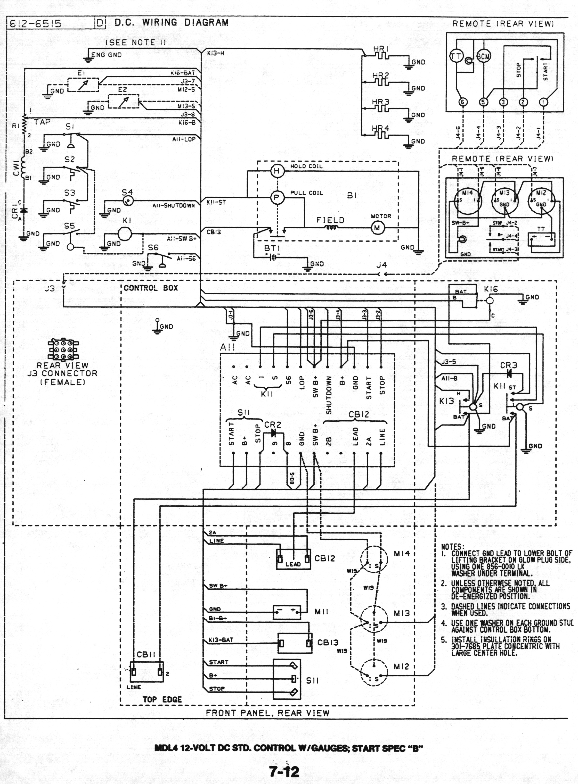 Onan Marine Service Manual for MDL3, MDL4, MDL6 (Generator & Controls ...