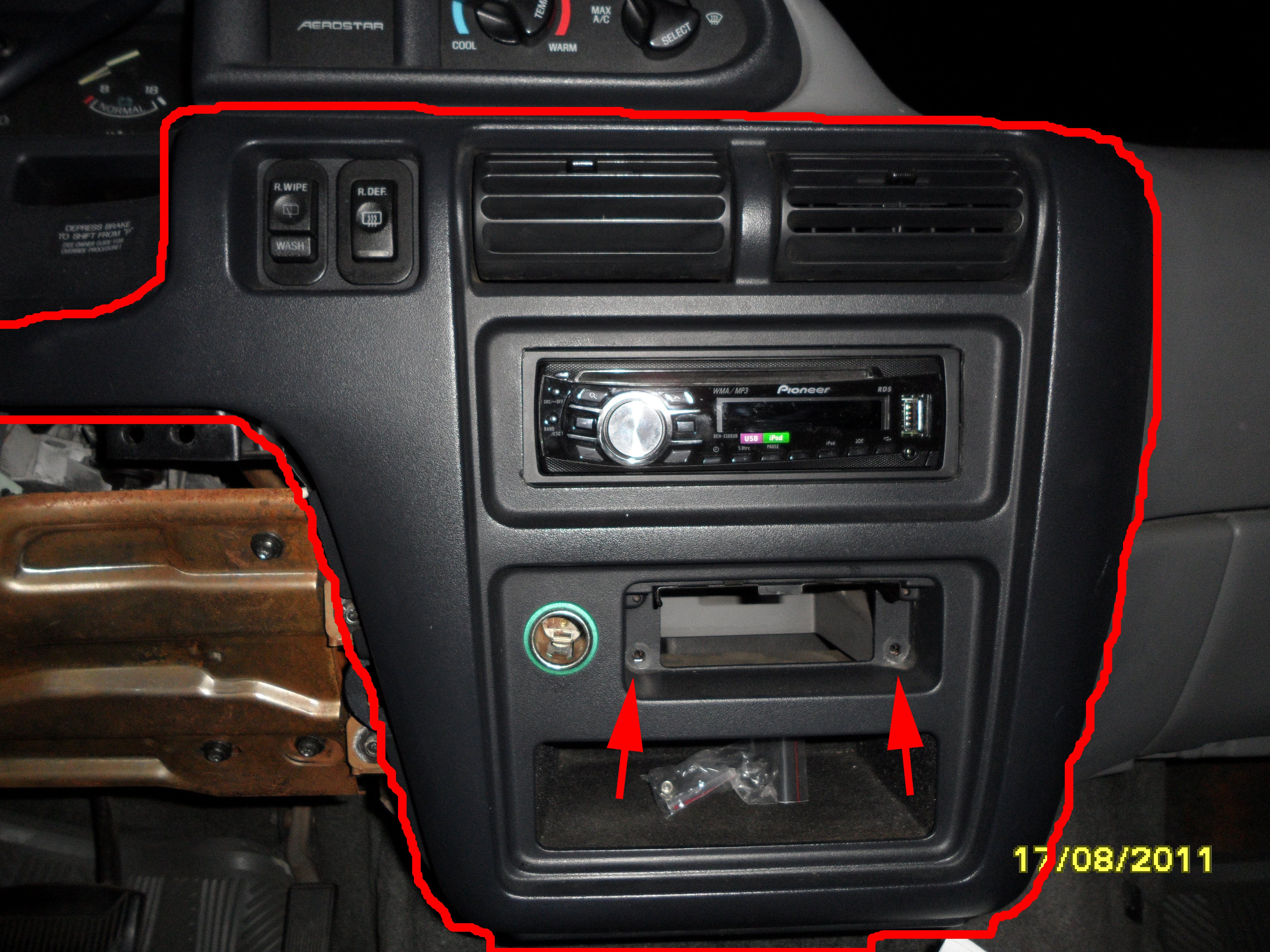 93 Ford aerostar stereo wiring #4