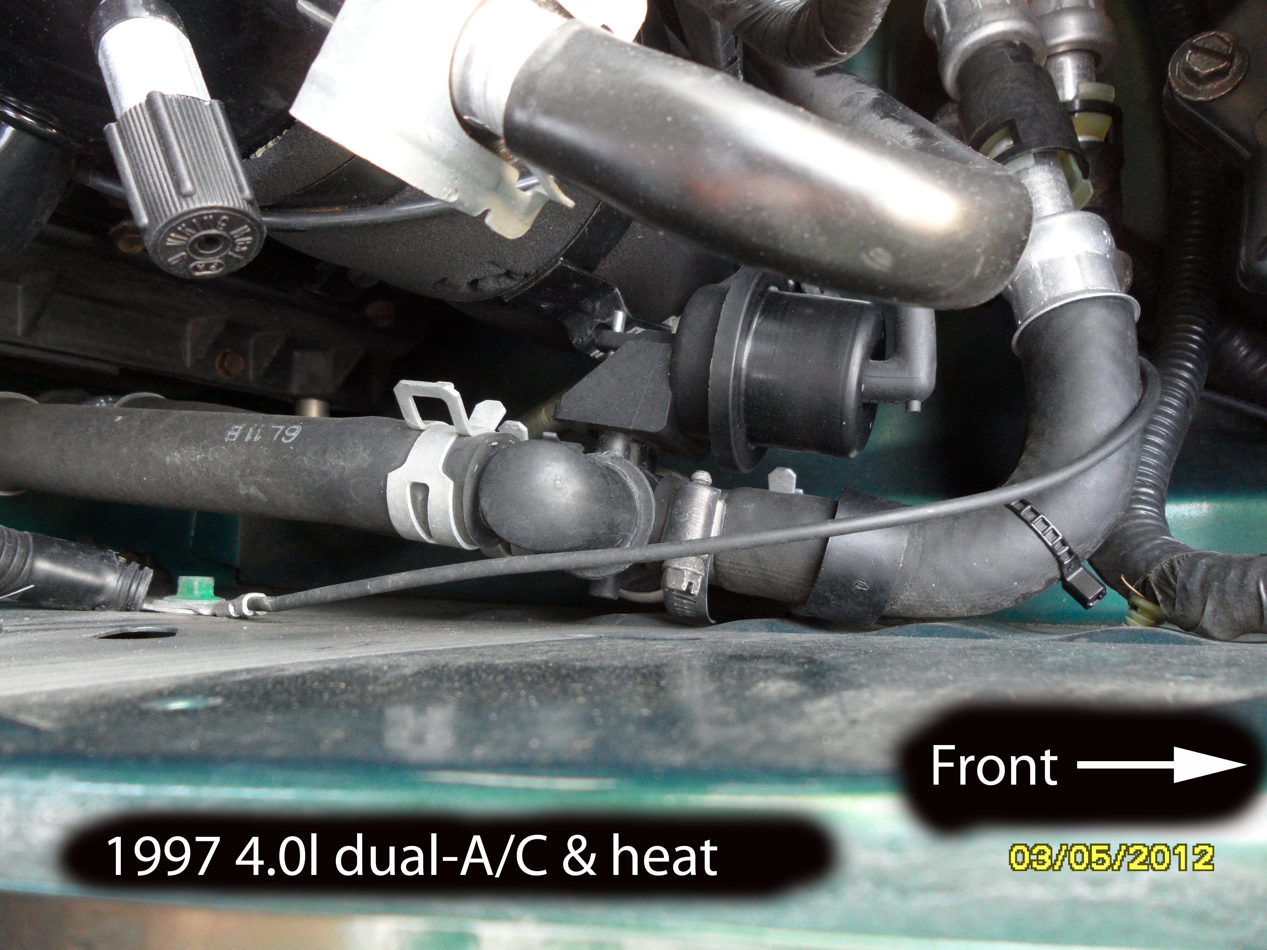 2001 Ford windstar heater control valve #3