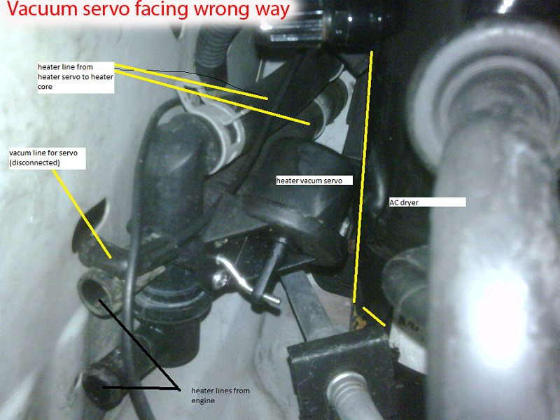 1997 Ford ranger heater control valve diagram #2