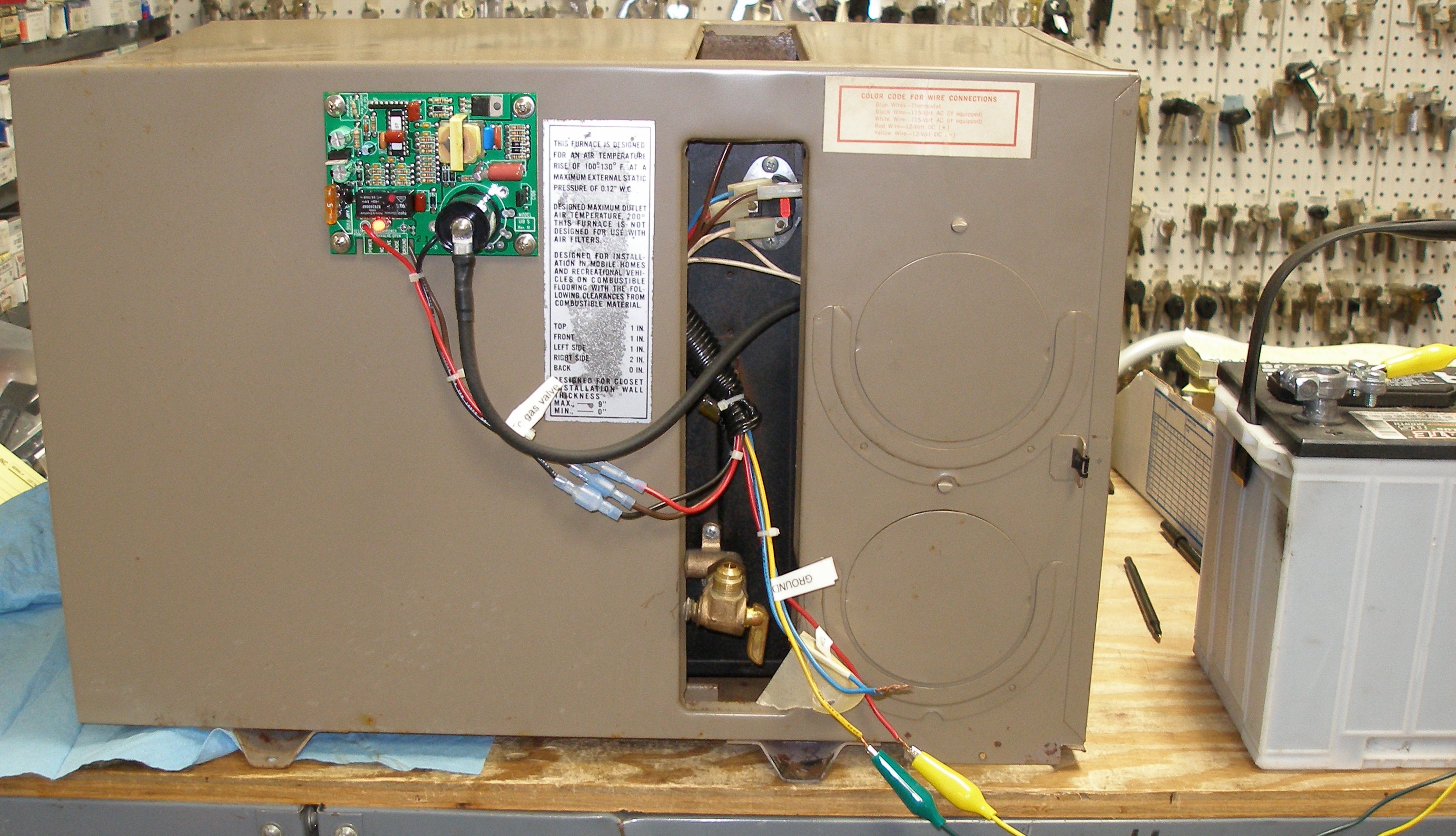 Suburban RV furnace, Model NT22CE - NissanDiesel wiring diagram rv suburban furnace nt 